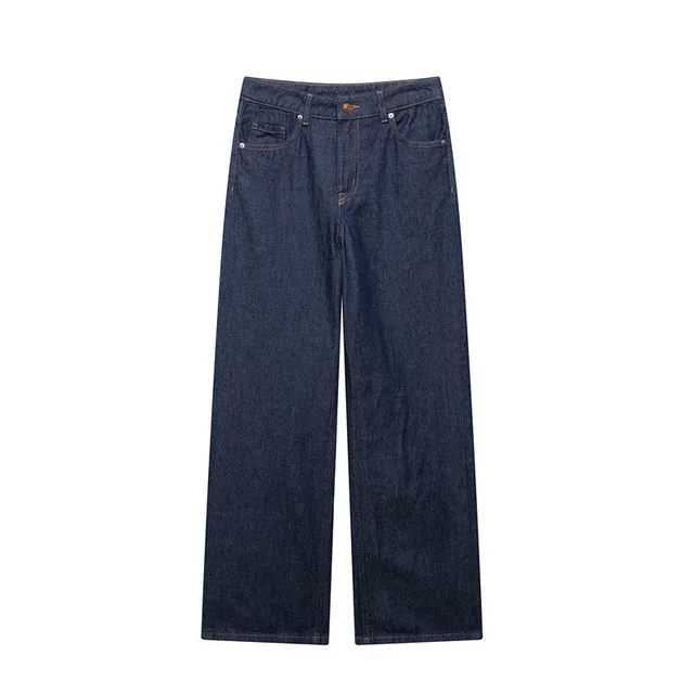 Summer European And American Style High Waist Loose Trousers Straight Wide Leg Pants - Shop at LoveMi