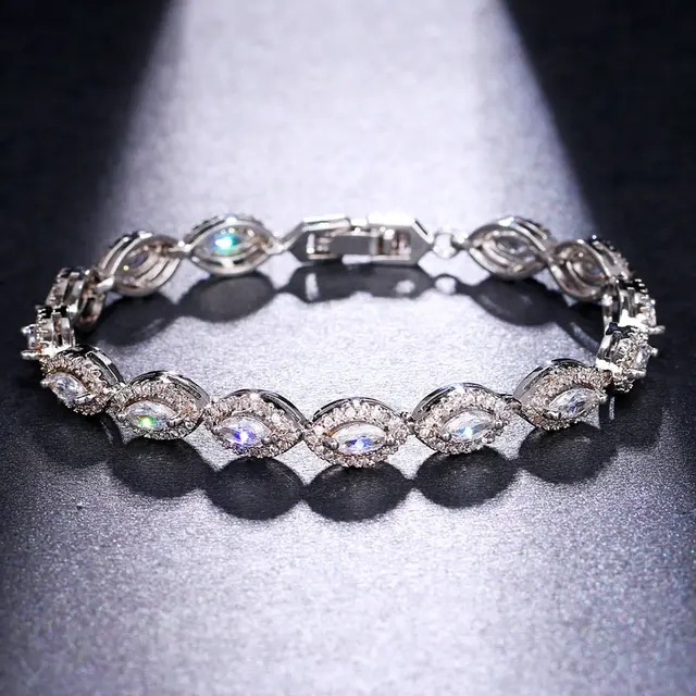 Olivine Fashion European And American Style Elegant Women's Bracelet White - Shop at LoveMi