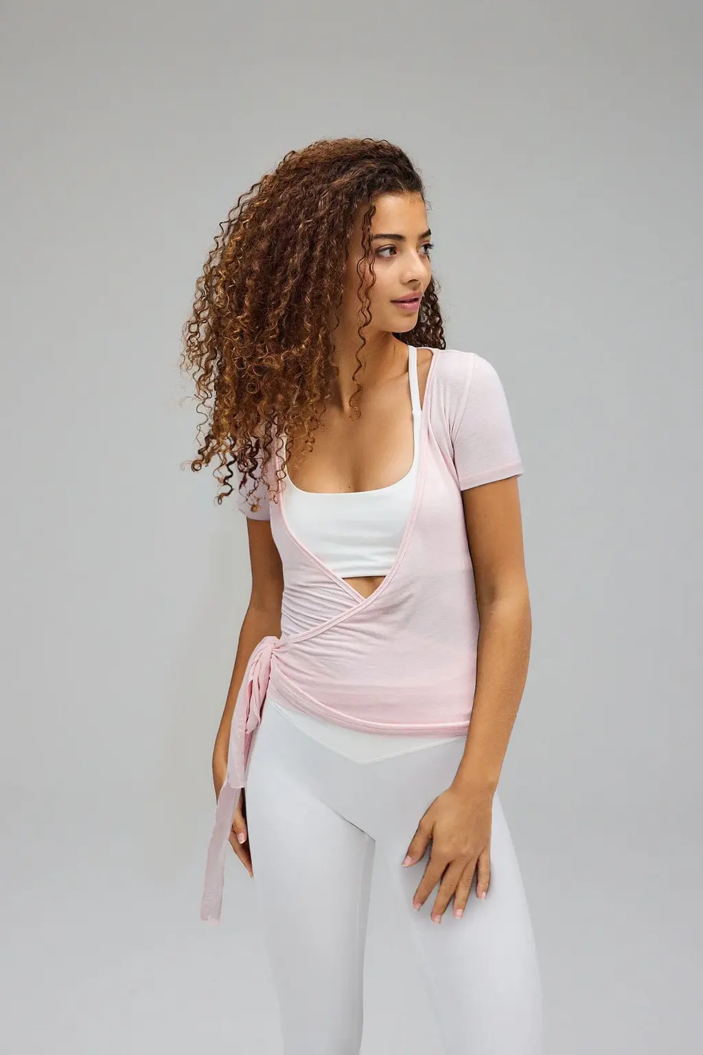 Slim-fit Short-sleeved Sports Blouse Running Training Tight - Pink