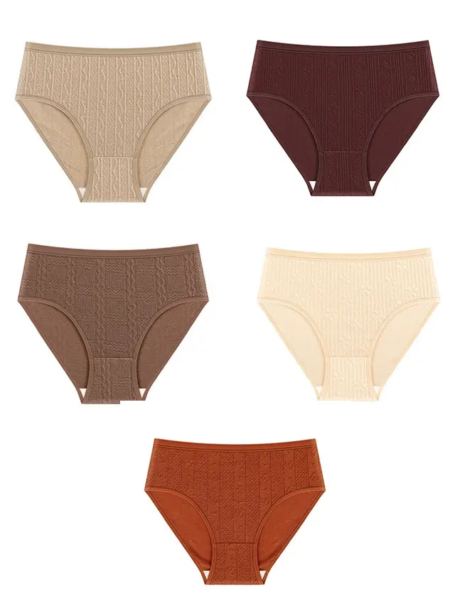 Women's Nylon Knitting Knitted Underwear 5Pc Combination 6 - Shop at LoveMi
