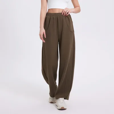 Women's Sports Fashion Casual Straight Pants Palm Green - Shop at LoveMi