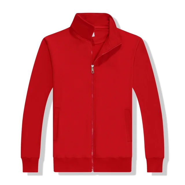 Solid Color Stand Collar Women's Sweater Red - Shop at LoveMi