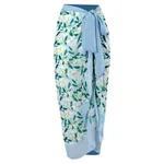 Green Leaf Wrap Skirt