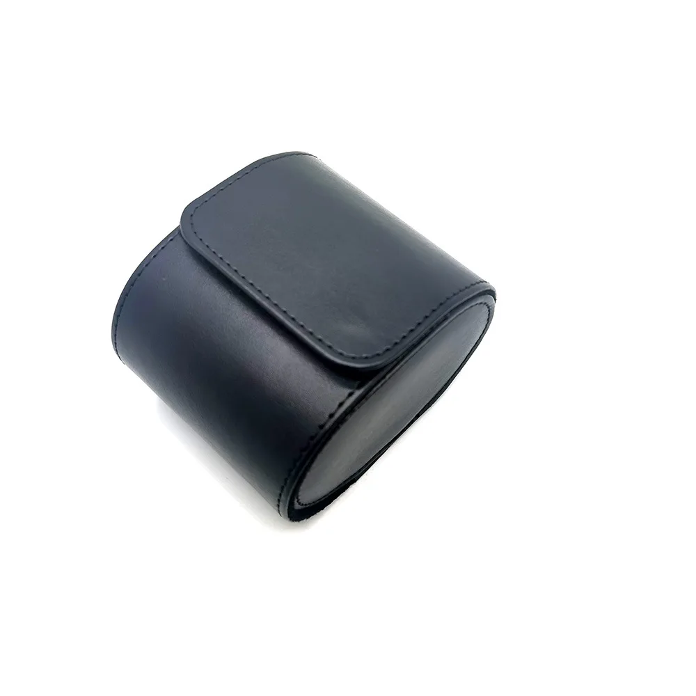 Business Leather Storage Bag Watch Storage Box - Black Tabby