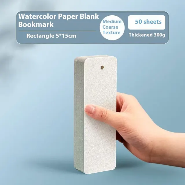 Watercolor Paper Postcard 300g Blank Cardboard Rectangular 5X15 50 Sheets - Shop at LoveMi