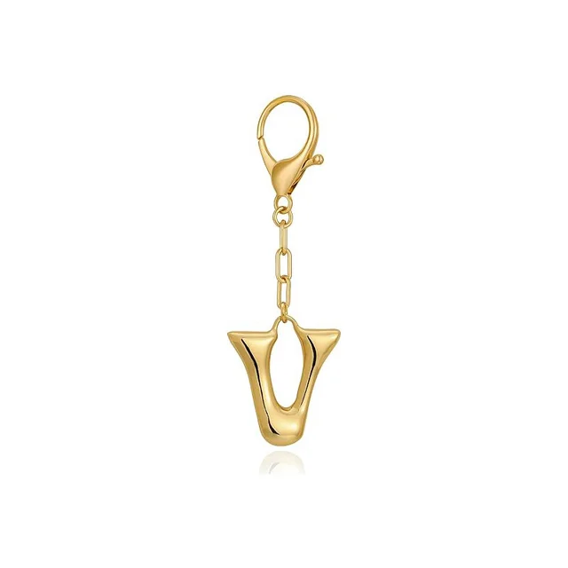 Simple 26 Letters Keychain Pendant V - Shop at LoveMi