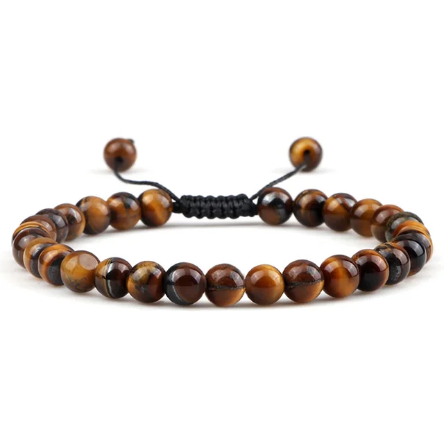 Hand woven Fashion Haematite Beaded Bracelet Tigereye - Shop at LoveMi