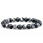 12 Blue Black Tiger Eye