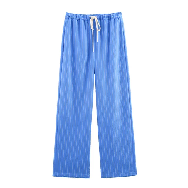 Loose Striped Shirt Pants Suit Pants - Shop at LoveMi