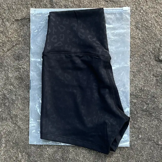 Sports High Waist Tight Shorts Yoga Pants Black Panther Pattern - Shop at LoveMi