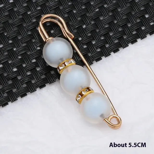 Fixed Waist Women's Pants Brooch Accessory 01 Pin Frosted Blue - Shop at LoveMi