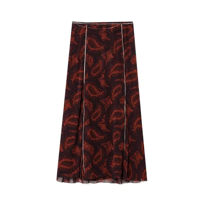European And American Style Fashion Simple Printed Top Skirt Skirt - Shop at LoveMi
