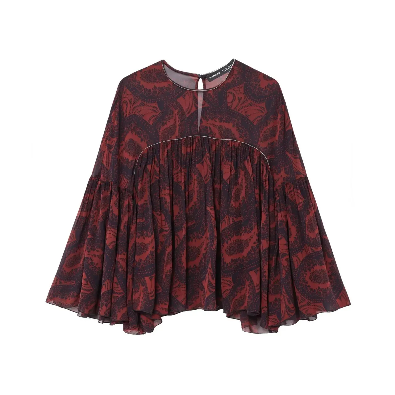 European And American Style Fashion Simple Printed Top Skirt - Top