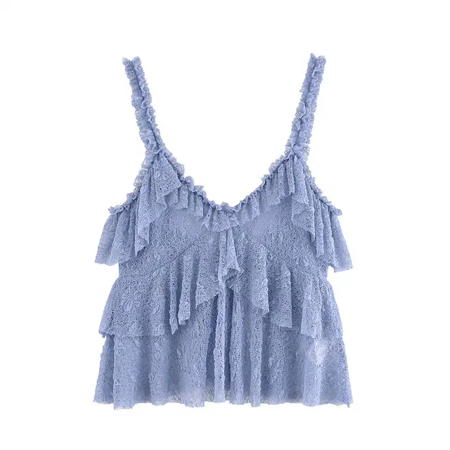 European And American Style Women's V neck Camisole Top High Waist Skirt Top - Shop at LoveMi