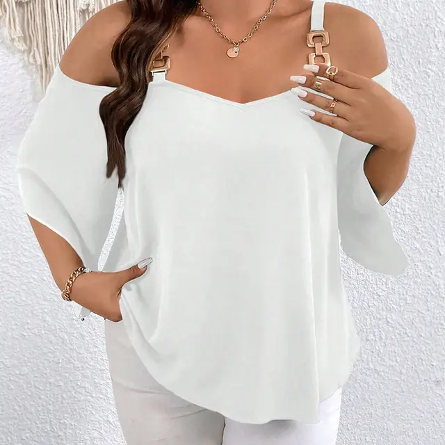 Women's Elegant Graceful Metal Decorative Suspenders White - Shop at LoveMi