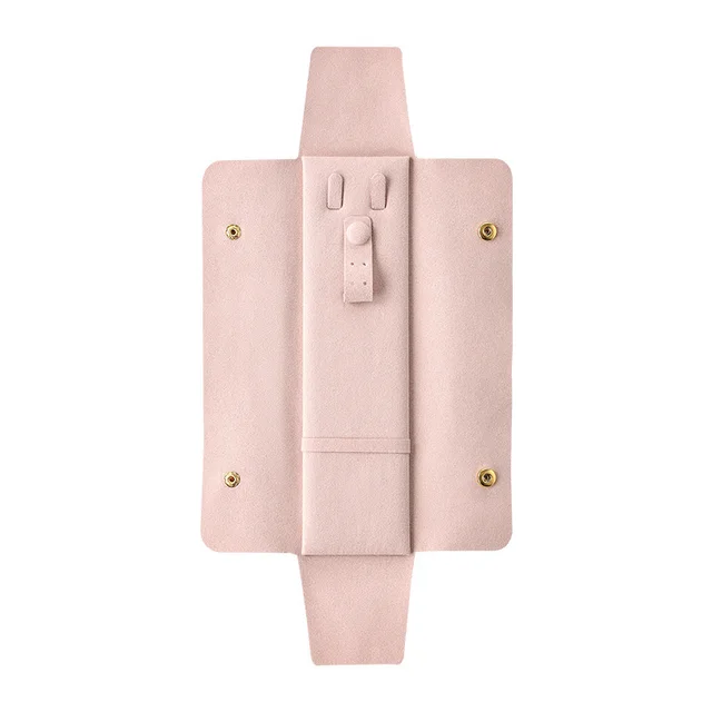 Necklace Storage Bag Solid Color Pink - Shop at LoveMi
