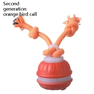 Pet Intelligent Rolling Ball Rolling Ball Electric Dog Bite-resistant Dog Ball - Orange Bird Call - View 1