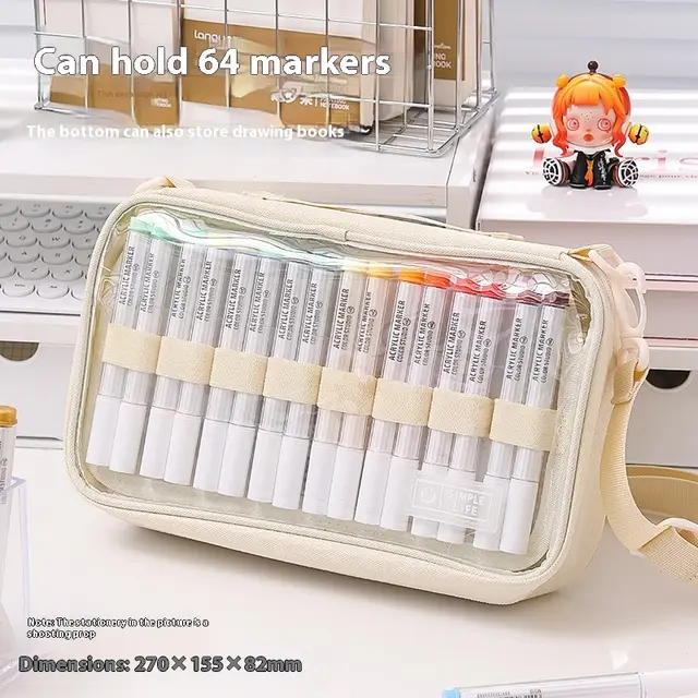 Direct Liquid Soft Head Acrylic Marker Pen White Bag - Shop at LoveMi