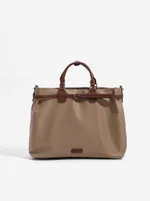 Women's Simple Large-capacity Nylon Shoulder Tote Bag - Khaki