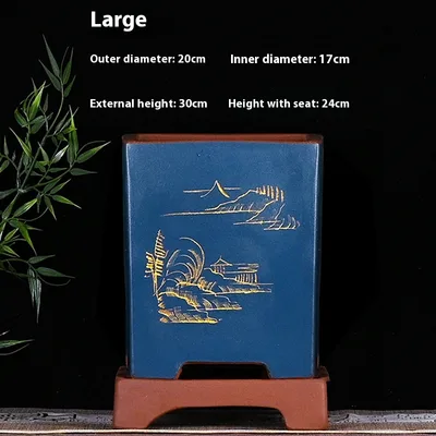 Flowers Flower Artificial Green Plant Gardening Vase Flower Flowerpot Ho Blue - Shop at LoveMi