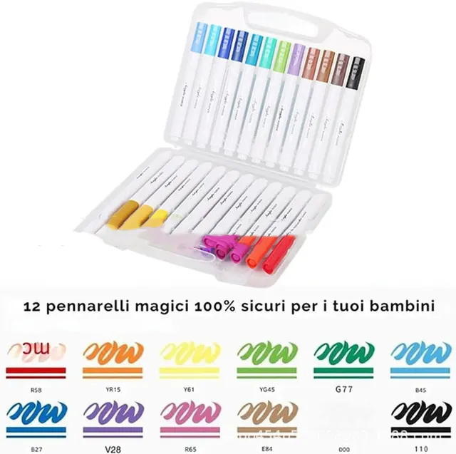 Magic Puffy Paint New Magic Fluffy Pigment Fluffy Pigment Paper Diy Brush 12 Colors Marker Pen - Shop at LoveMi