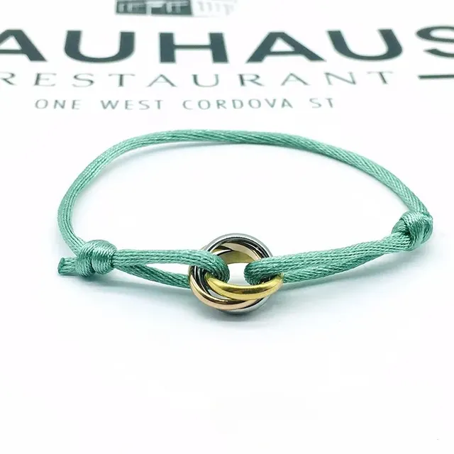 Stainless Steel DIY Carrying Strap Three color Three ring Carrying Strap Adjustable Bracelet Autumn Fragrance Green - Shop at LoveMi