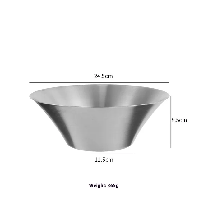 Gold Japanese 304 Stainless Steel Ramen Bowl 24.5Cm Silver - Shop at LoveMi