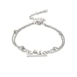 Steel Color Bead Necklace