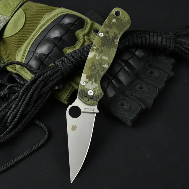 High Hardness Camping Portable Pocket A Folding Knife Pointed End - Shop at LoveMi