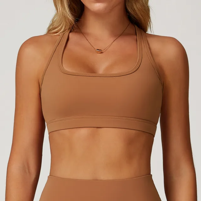 Women's Beauty Back Yoga Bra Quick drying Sports Underwear Orange - Shop at LoveMi