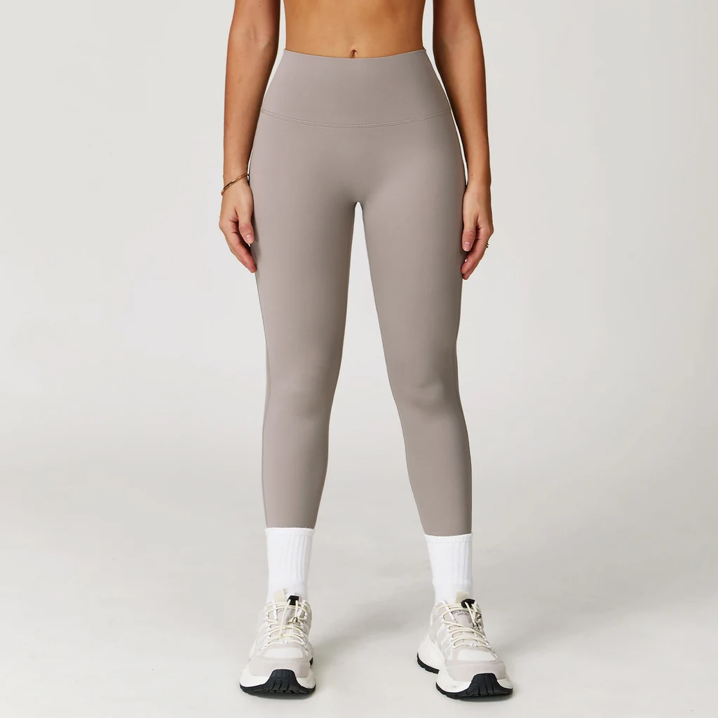 Nude Feel Yoga Trousers High Waist Hip Lift Slim Skinny Pants Women - Linen