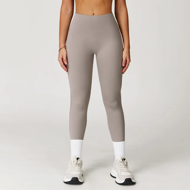 Nude Feel Yoga Trousers High Waist Hip Lift Slim Skinny Pants Women Linen - Shop at LoveMi