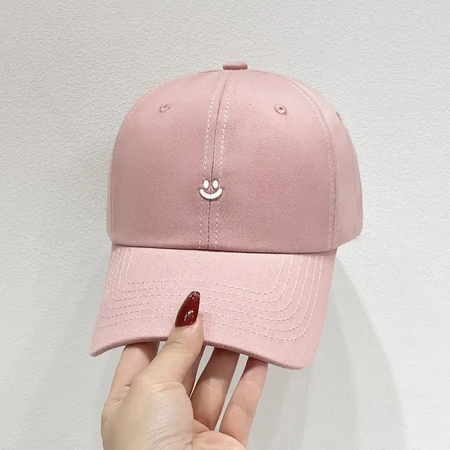 Patch Sun proof Peaked Cap Pink - Shop at LoveMi