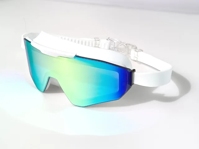 Swimming Goggles Super Large Vision HD Anti fog Platinum - Shop at LoveMi