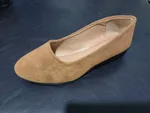 Spring New Pointed Toe Women's Plus Size Shallow Mouth Wedge Pumps Doug Shoes Sports Casual - Brown
