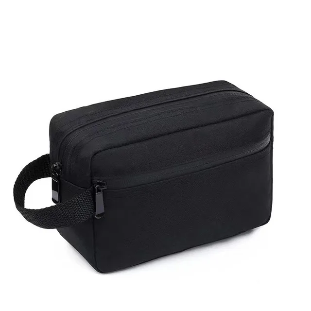Oxford Cloth Waterproof Wash Multi functional Portable Clutch Large Capacity Storage Bag Black - Shop at LoveMi