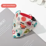 Multicolor Flower Saliva Towel