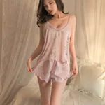 Pink Camisole Plus Shorts