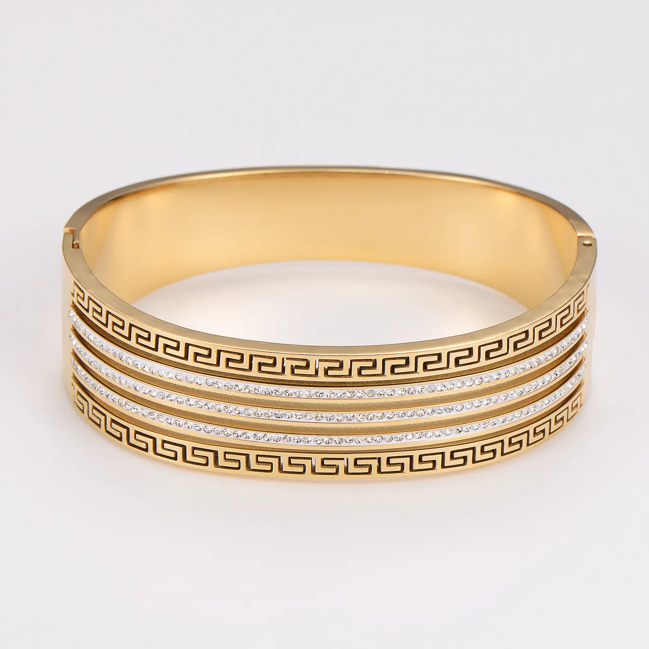 18K Retro Popular Titanium Steel Bracelet - Golden