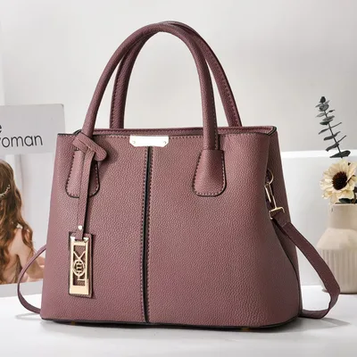 Fashion Handbag Mom Large Capacity Shoulder Bag Purple - Shop at LoveMi