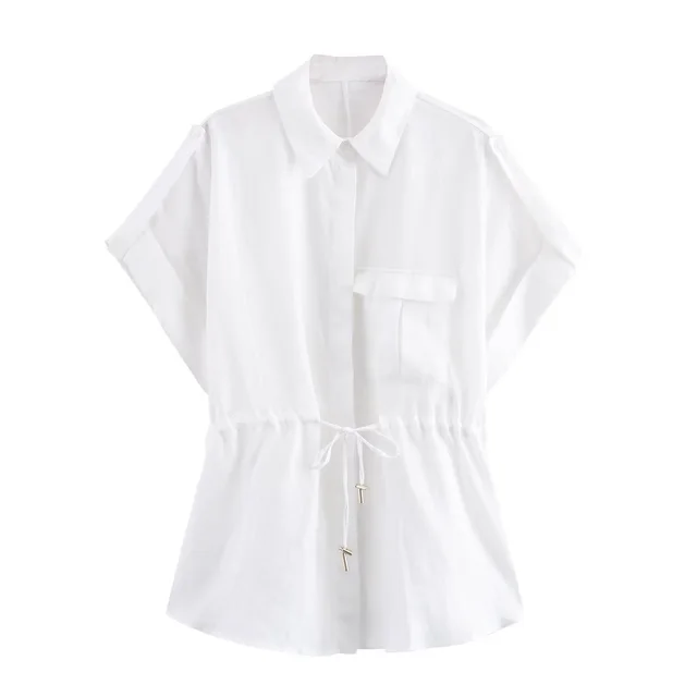 Summer Women's Clothing New Linen Women's Shirt Top Casual High Waist Pants Suit - Shop at LoveMi