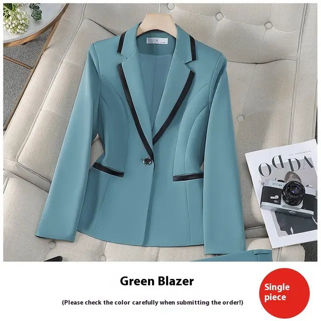 High grade Business Suit Formal Wear Green Coat - Shop at LoveMi