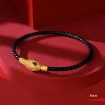 Black Matte Leather Rope 3.0Mm