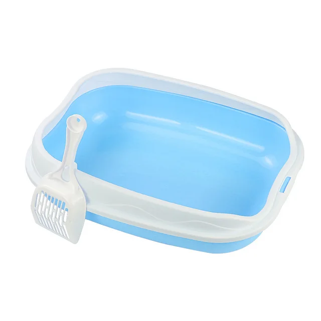Portable Litter Box Foldable Outing Blue - Shop at LoveMi