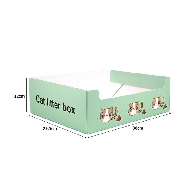 Portable Litter Box Foldable Outing Green Big - Shop at LoveMi
