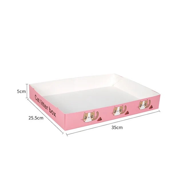Portable Litter Box Foldable Outing Pink Small - Shop at LoveMi