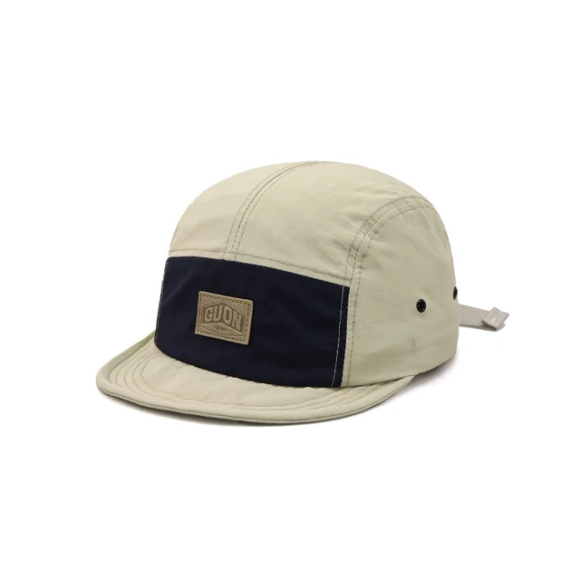 Retro Color Matching Outdoor Four Seasons Soft Brim Baseball Cap Beige - Shop at LoveMi