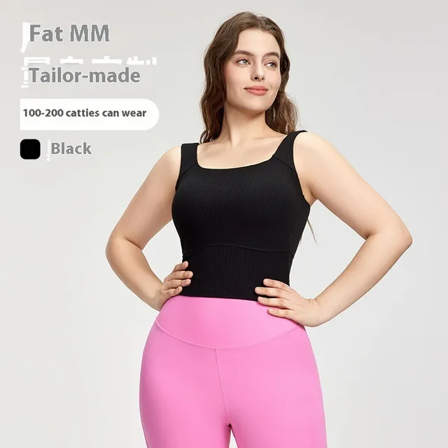 Yoga Clothing Top Women's Belt Chest Pad Vest Black - Shop at LoveMi