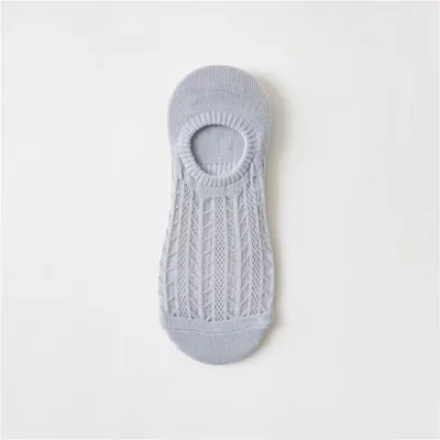 Women's Mesh Invisible Socks Thin Gray - Shop at LoveMi