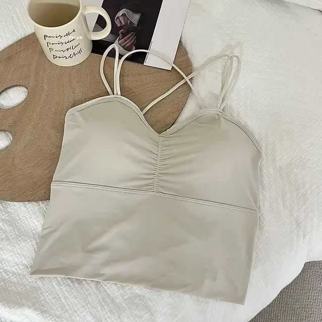 Ladies New Ice Silk Back Shaping Sling Champagne - Shop at LoveMi